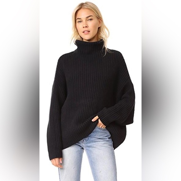 Free People Sweaters - Free People Oversized Chunky Knit Swim Too Deep Sweater